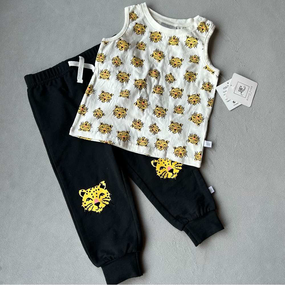 Rosie Pope Baby ~ Joggers & Sleeveless Top ~ Baby Size 18 Months ~ New!